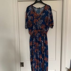 Eva Kayan Long Printed Dress